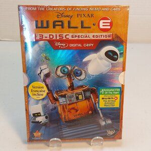 Walt Disney/Pixar ~ Wall-E (Blu-ray + DVD,  3-Disc Set)